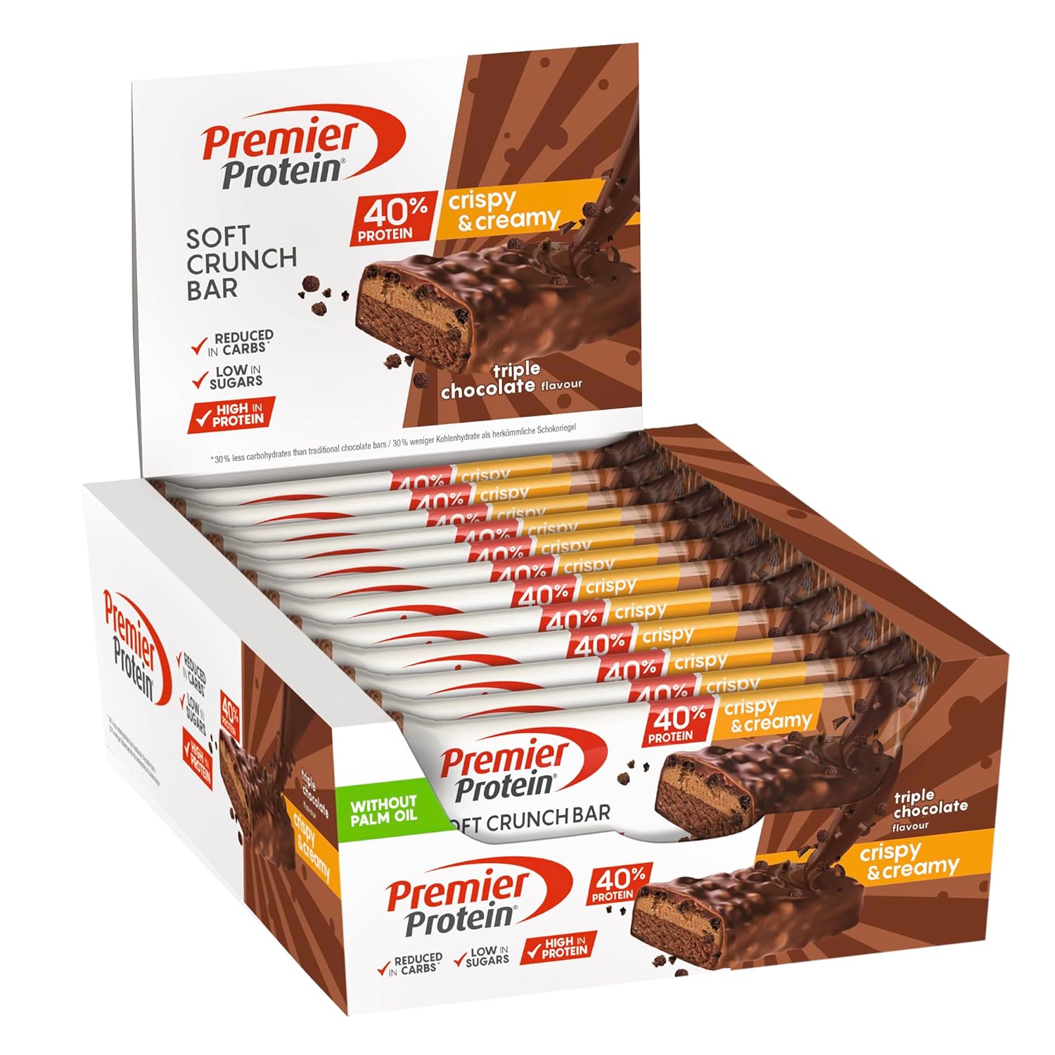 Premier Protein Soft Crunch Bar (12 x 40G)