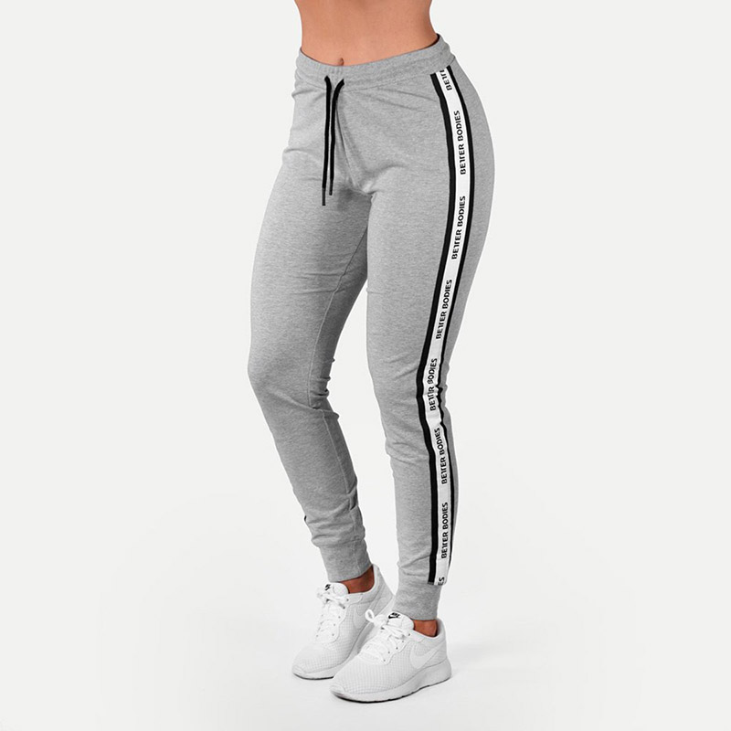 Better Bodies Chrystie Sweatpants LIGHT GREY MELANGE