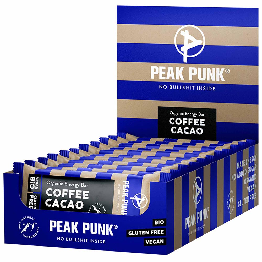 Peak Punk Organic Energy Bar (15 x 38g)