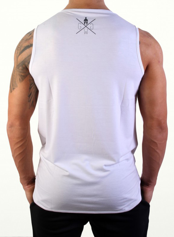 Gym Generation Urban Warrior Tank - MIAMI WHITE