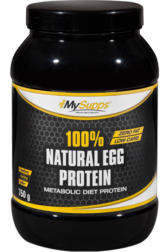 MySupps 100% Natural Egg Protein (750g Dose)