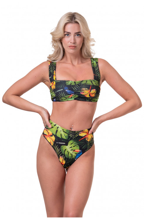 Nebbia High Energy Bikini Top 553 Jungle Green