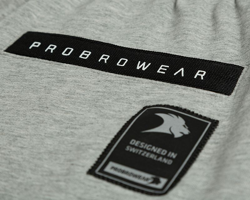 ProBroWear Classic Supreme Cotton Shorts MOTTLED GREY