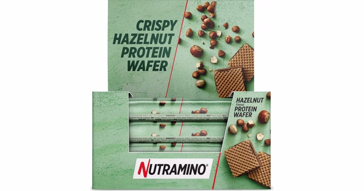 Nutramino Crispy Protein Wafer (12 x 39G) Nutramino Crispy Protein Wafer (12 x 39G)