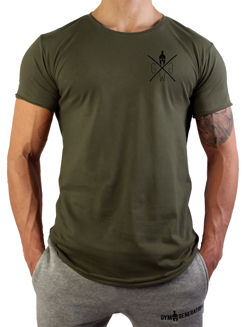 Gym Generation Urban Warrior T-Shirt Olive