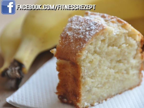 Bananen-Joghurt Kuchen mit Erdnussbutter