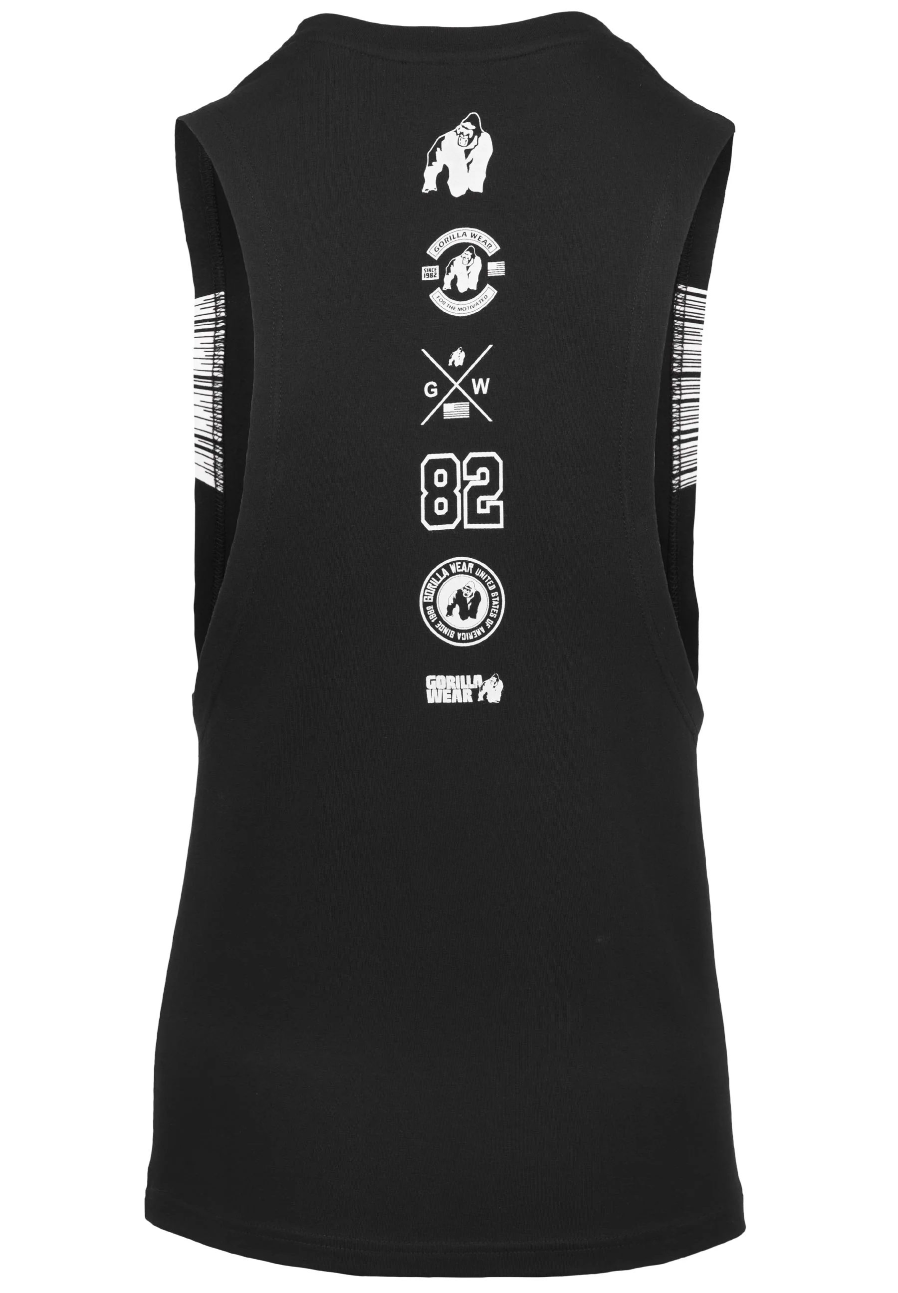 Gorilla Wear Lopez Drop Armhole Tank Top - Schwarz