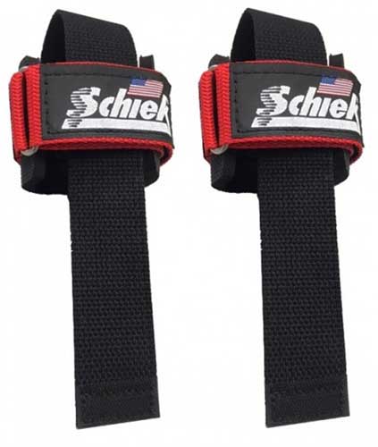 Schiek Deluxe Lifting Straps 1000-PLS RED