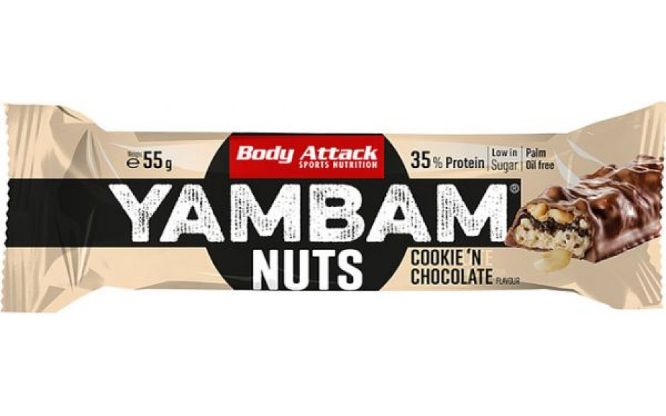 Body Attack YamBam Nuts Bar (55G)