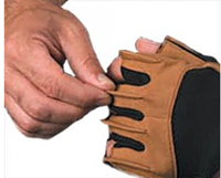 Schiek Lifting Gloves Model 415 Power Serie BROWN