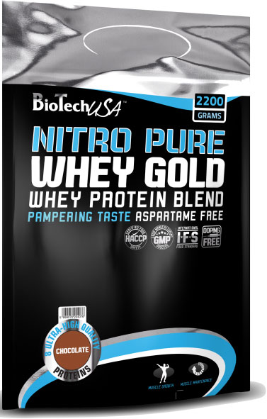 BioTech USA Nitro Pure Whey Gold (454g Beutel)
