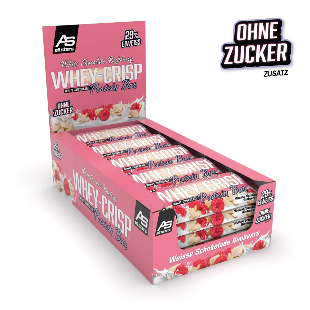 All Stars Whey Crisp Protein Bar (25 x 50g)