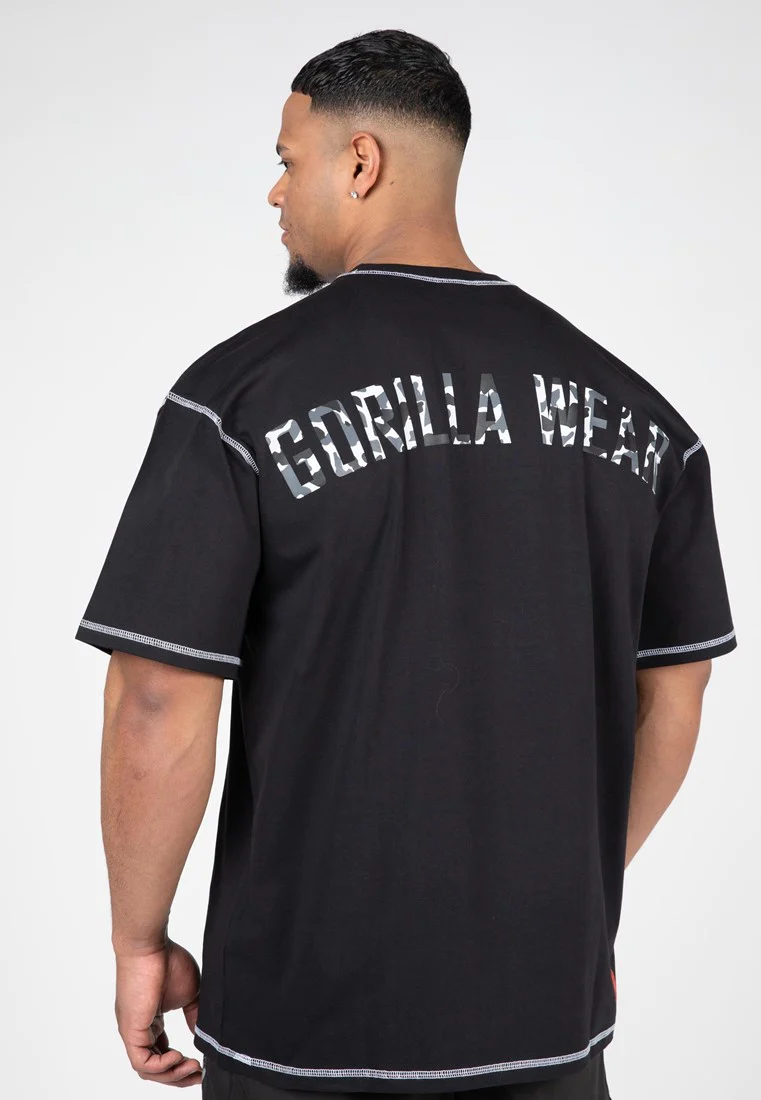 Gorilla Wear Saginaw Oversized T-Shirt - Schwarz 