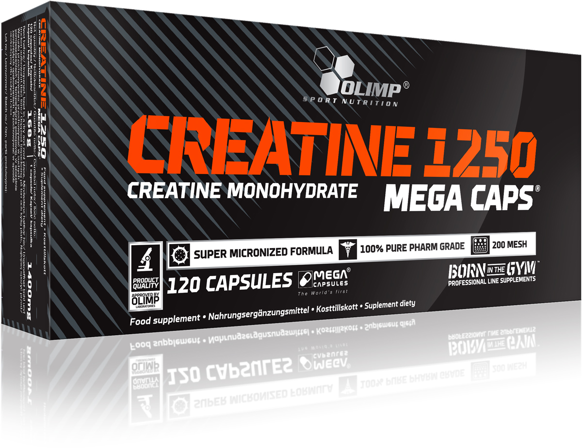 Olimp Creatine Monohydrate Mega Caps® (120 Caps à 1250mg)