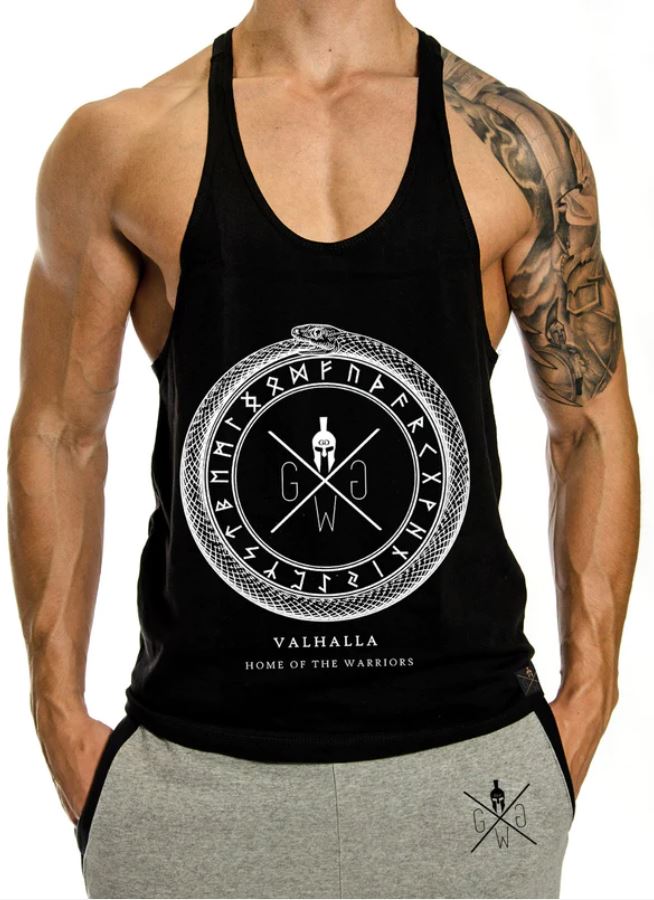 Gym Generation Valhalla Stringer Tank Top schwarz