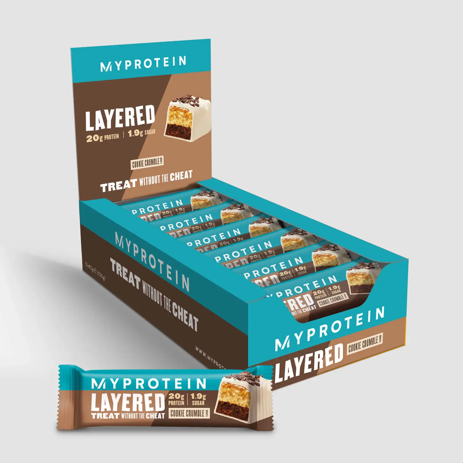MyProtein Retail Layered Bar (12 x 60G)