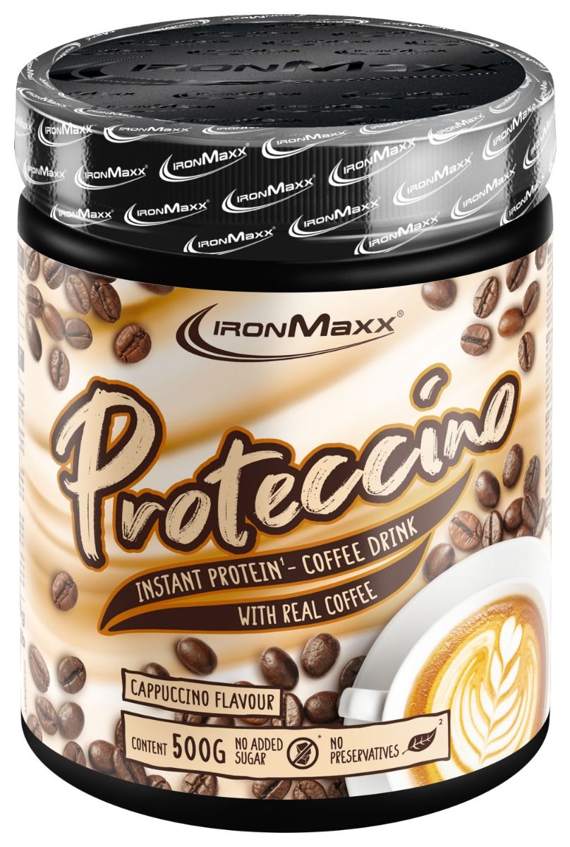 IronMaxx Proteccino Instant Protein - Coffee Drink (500G Dose)