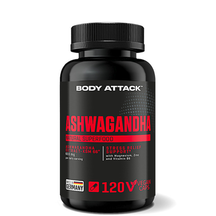 Body Attack Ashwagandha (120 Caps)