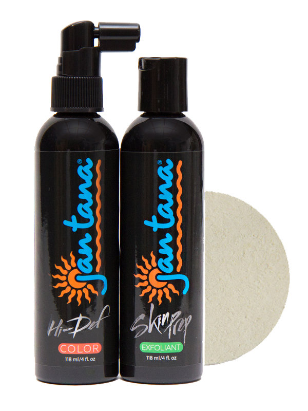 Jan Tana Hi-Def Color + Skin Prep + Tanning Puff - Night Before Contest Color
