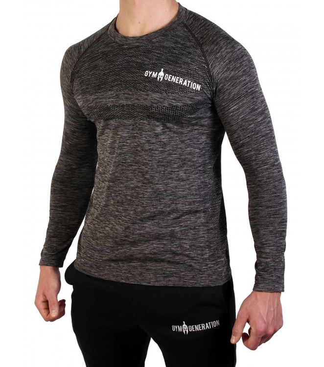 Gym Generation Seamless Long GUNMETAL
