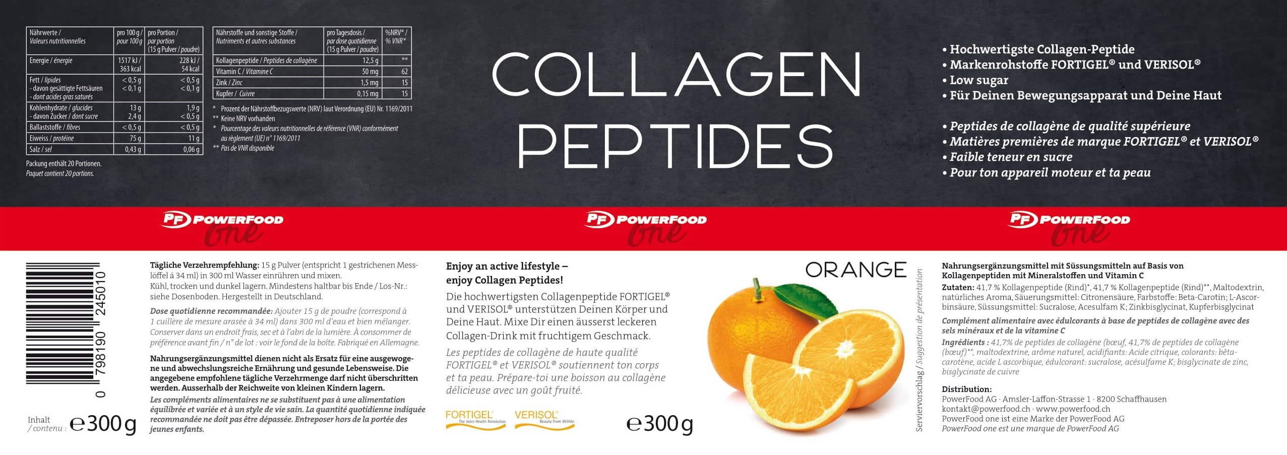 PowerFood One Collagen Peptides (300G Dose)