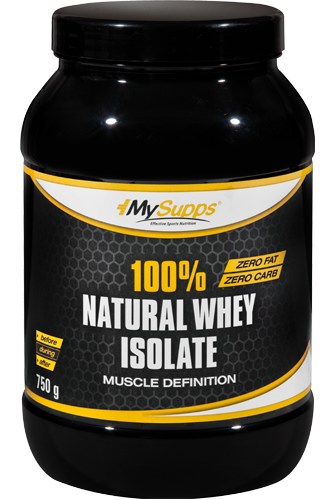 MySupps 100% Natural Whey Isolate (750g Dose)