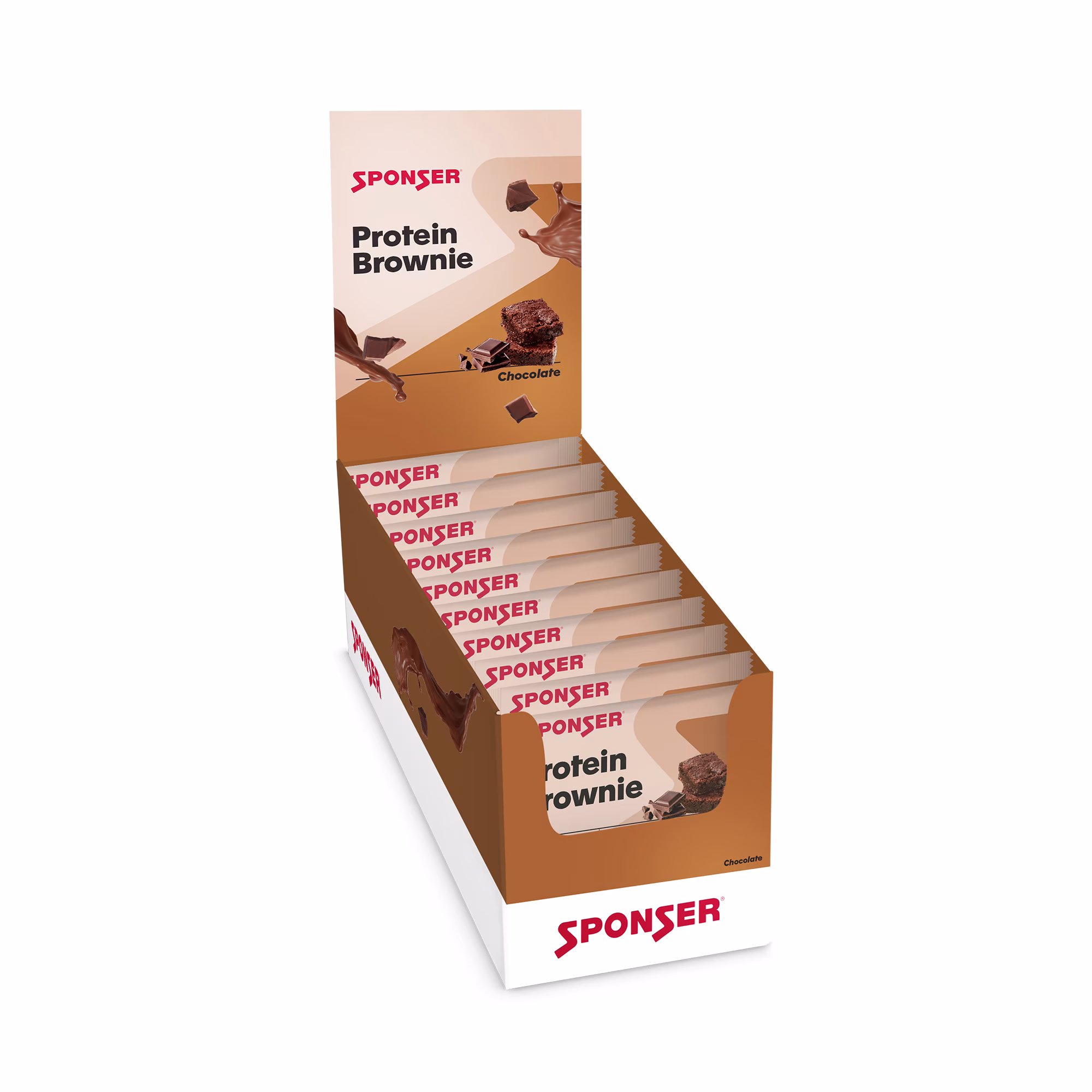 Sponser Vegan Protein Brownie (12 x 50G)