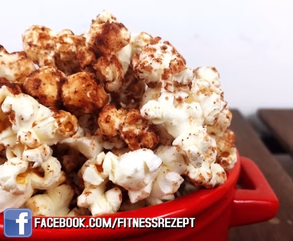 Selbstgemachtes Zimt-Popcorn Selbstgemachtes Zimt-Popcorn