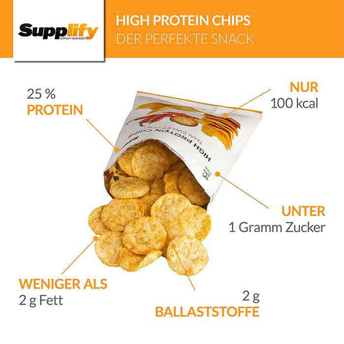 Supplify High Protein Chips (6 X 50G)