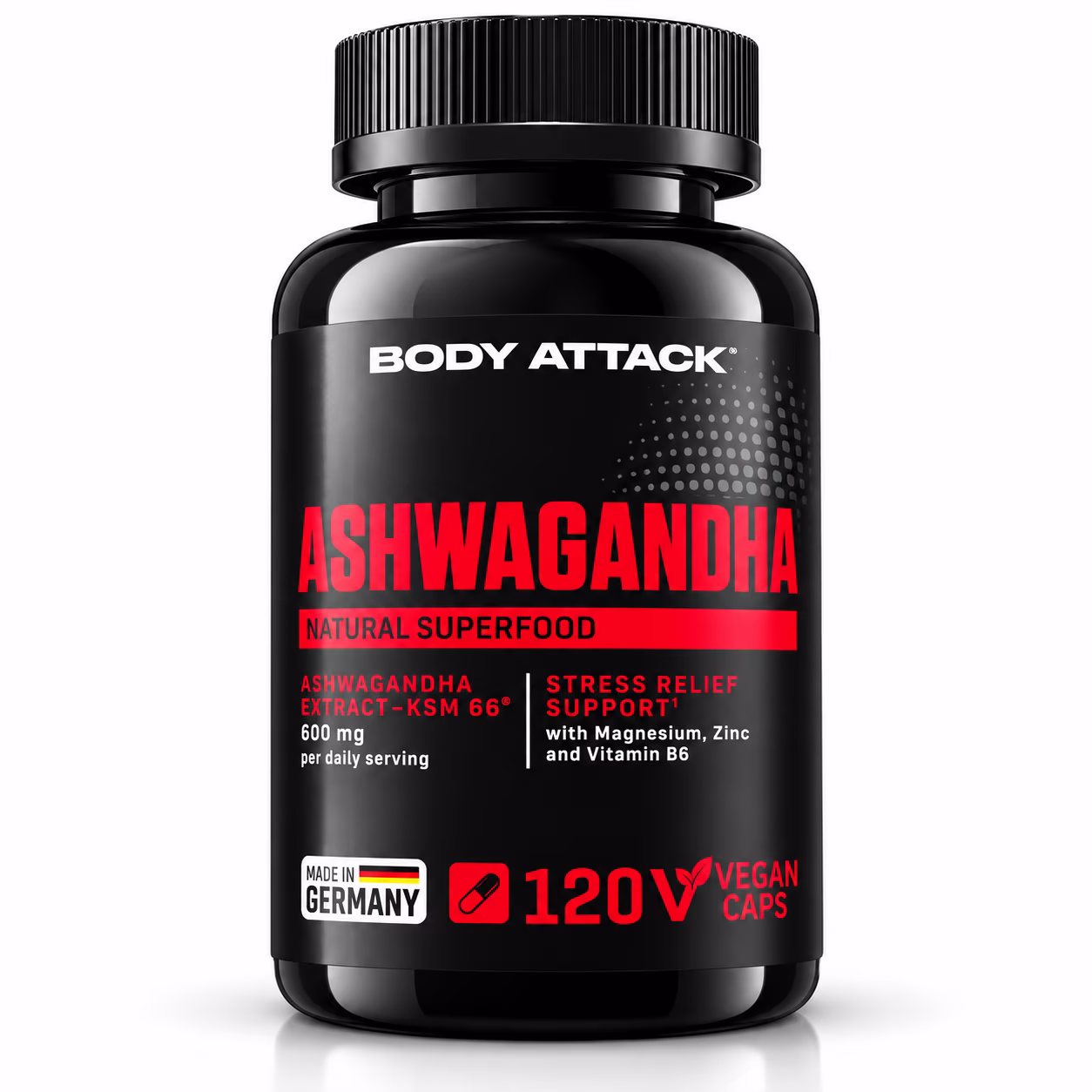 Body Attack Ashwagandha (120 Caps)