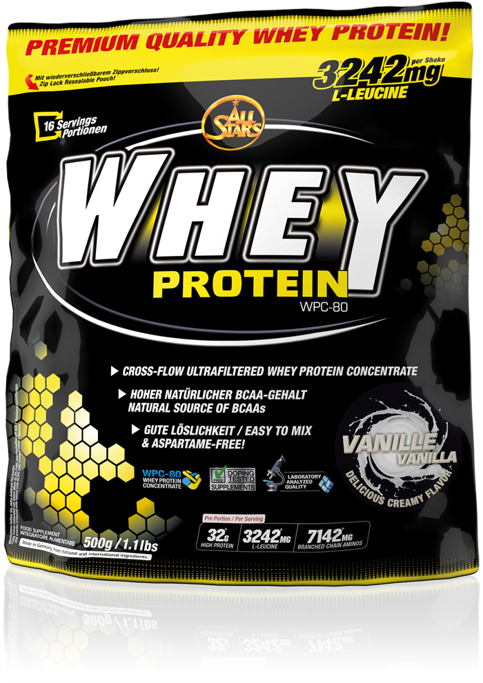 All Stars Whey-Protein (500g Beutel)