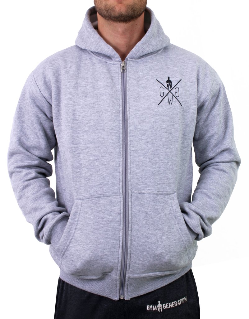 Gym Generation Maverick Zip Hoodie Grey