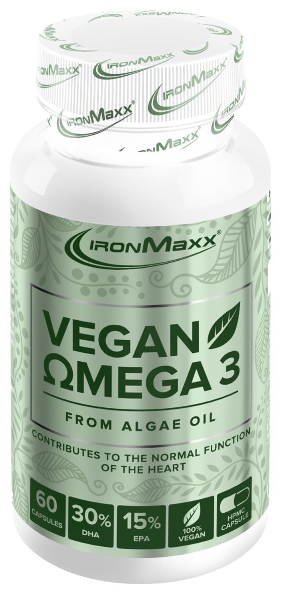 IronMaxx Vegan Omega 3 (60 Caps)