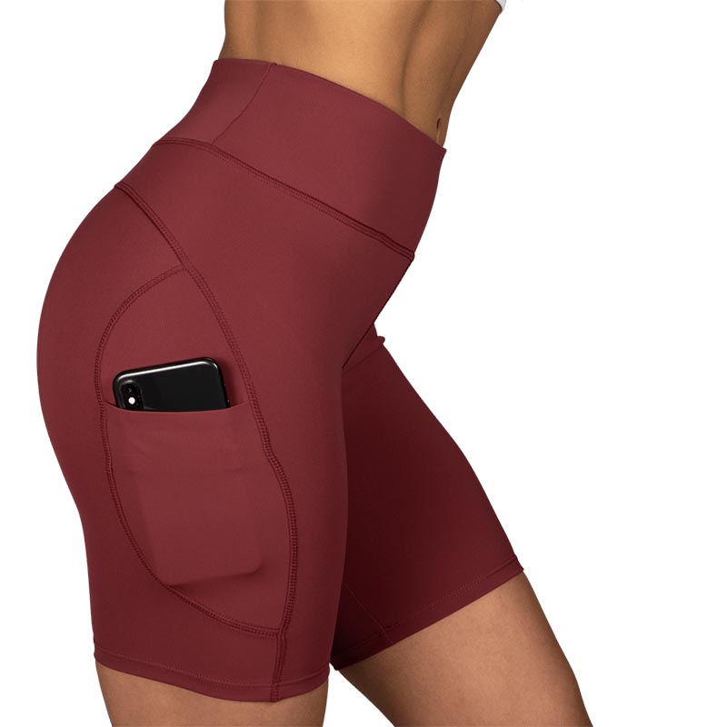 Better Bodies Chrystie Shorts V2 SANGRIA RED