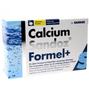 Sandoz Calcium Formel+ (20 Brausetabletten)
