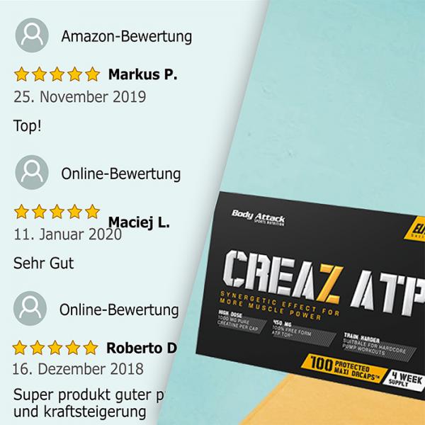 Body Attack CREAZ ATP (100 Caps)