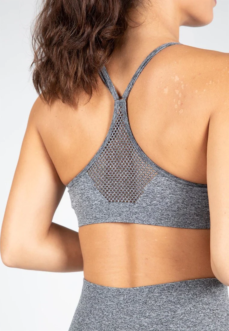 Gorilla Wear Quincy Seamless Sport Bra - Grau