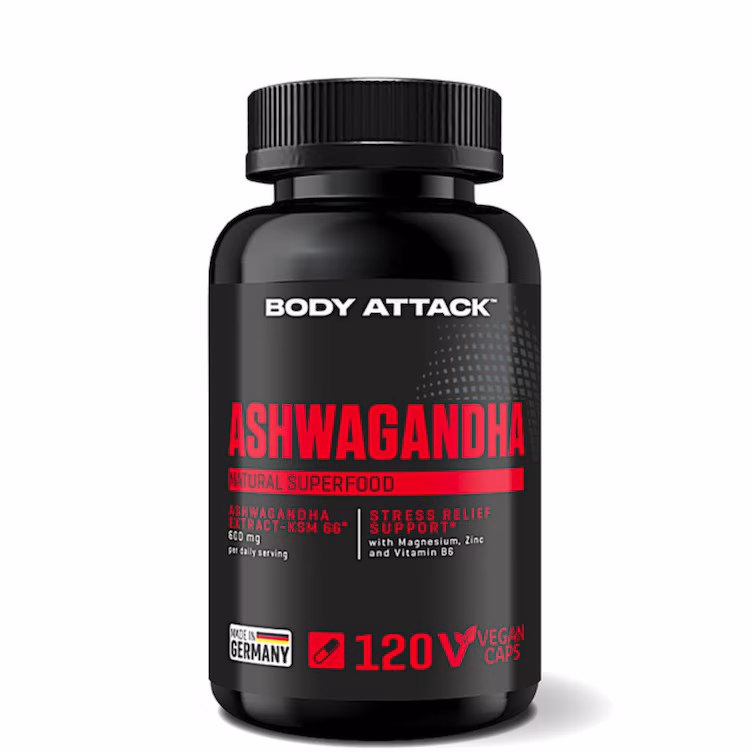 Body Attack Ashwagandha (120 Caps) Body Attack Ashwagandha (120 Caps)