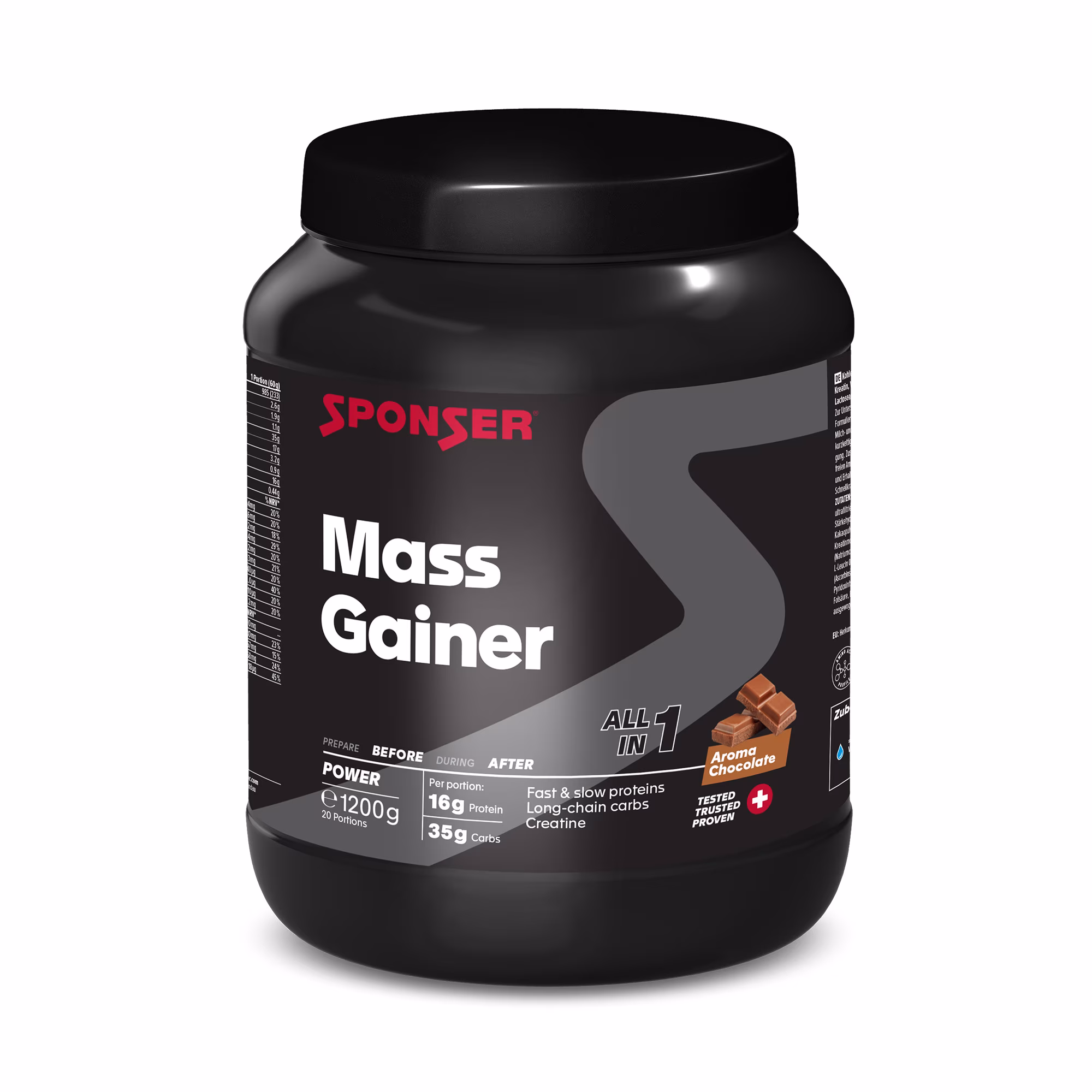 Sponser Mass Gainer (1200g Dose)