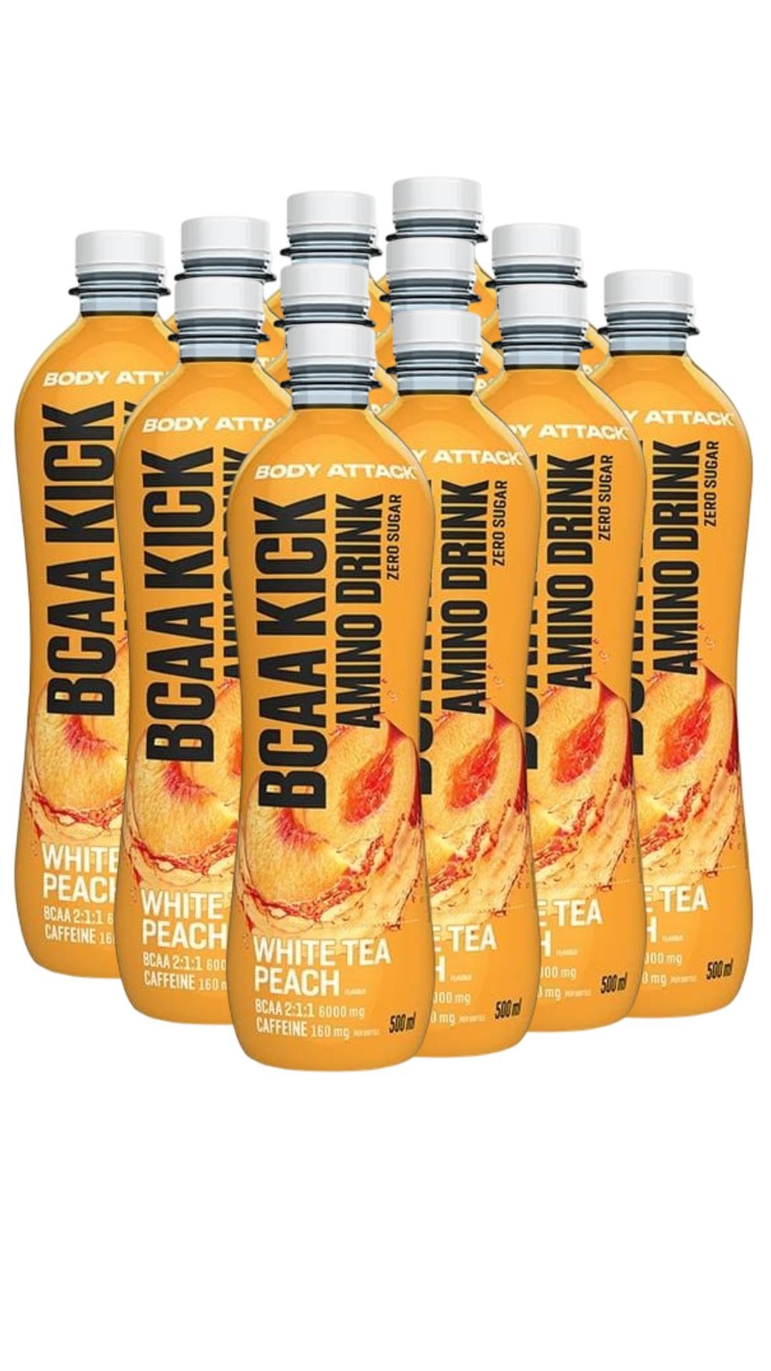 Body Attack BCAA Kick Amino Drink (12 x 500ml)