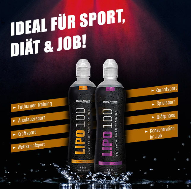 Body Attack Lipo 100 Drink Wildberry (500ml)