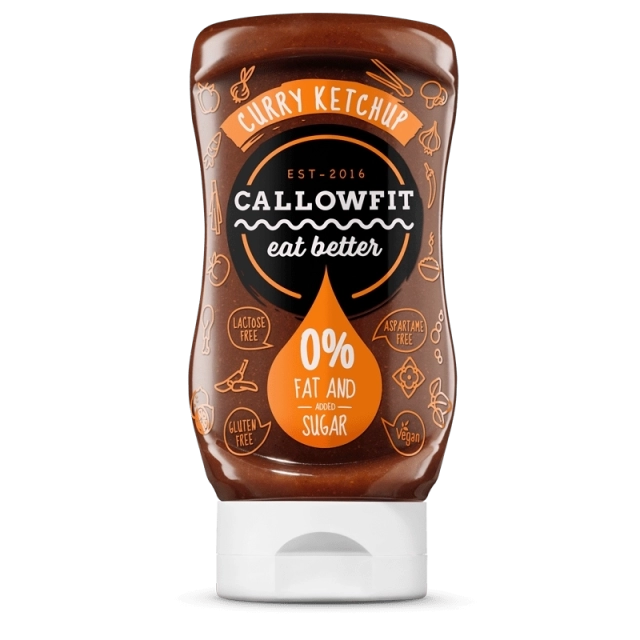 Callowfit Curry Ketchup Sauce (300ml)