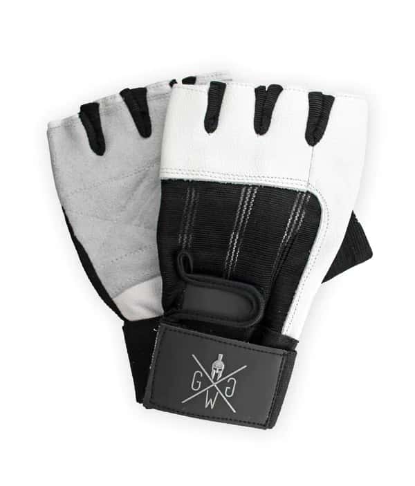 Gym Generation Fitness Handschuhe aus Leder / weiss