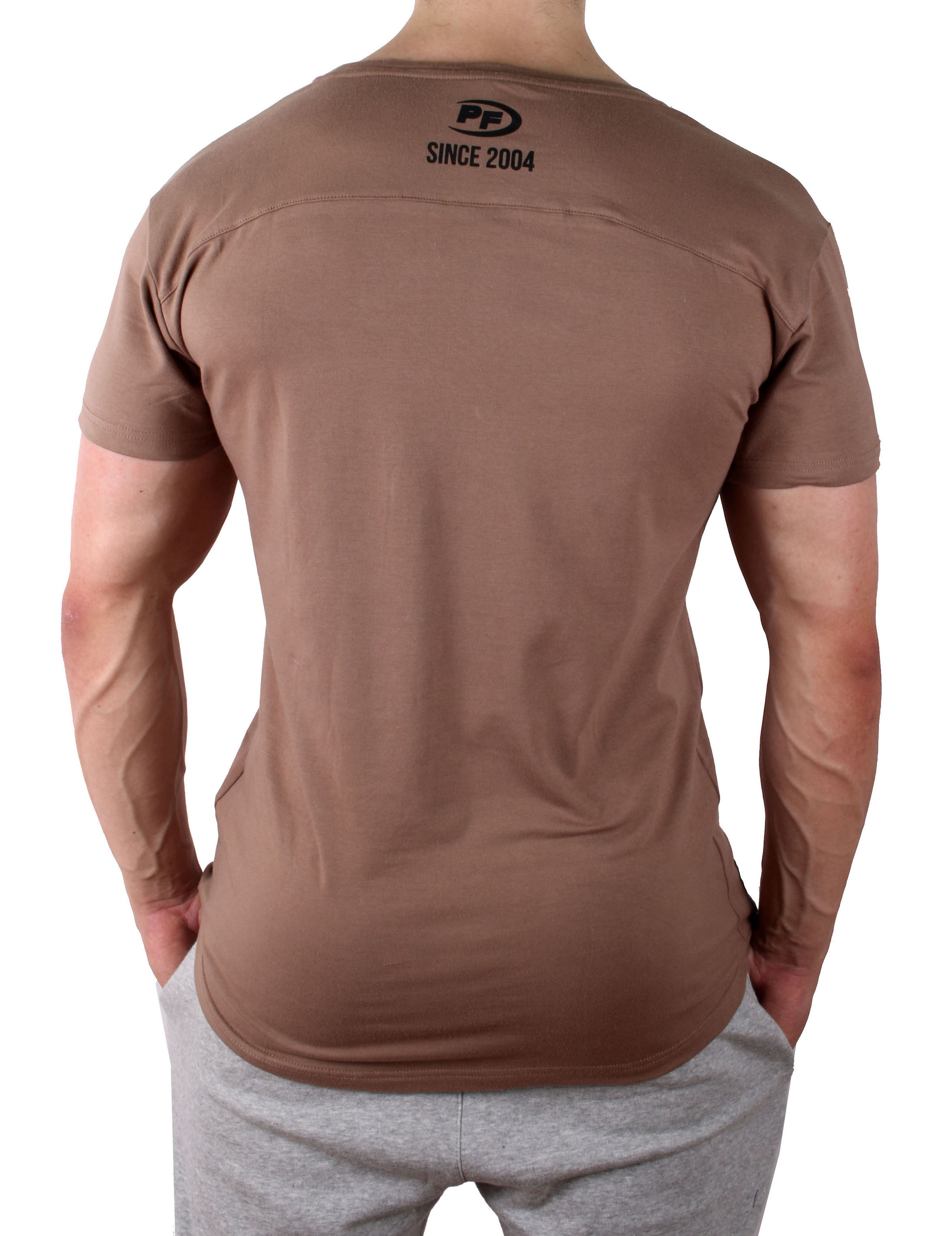 PowerFood X Gym Generation Collab Shirt - Khaki
