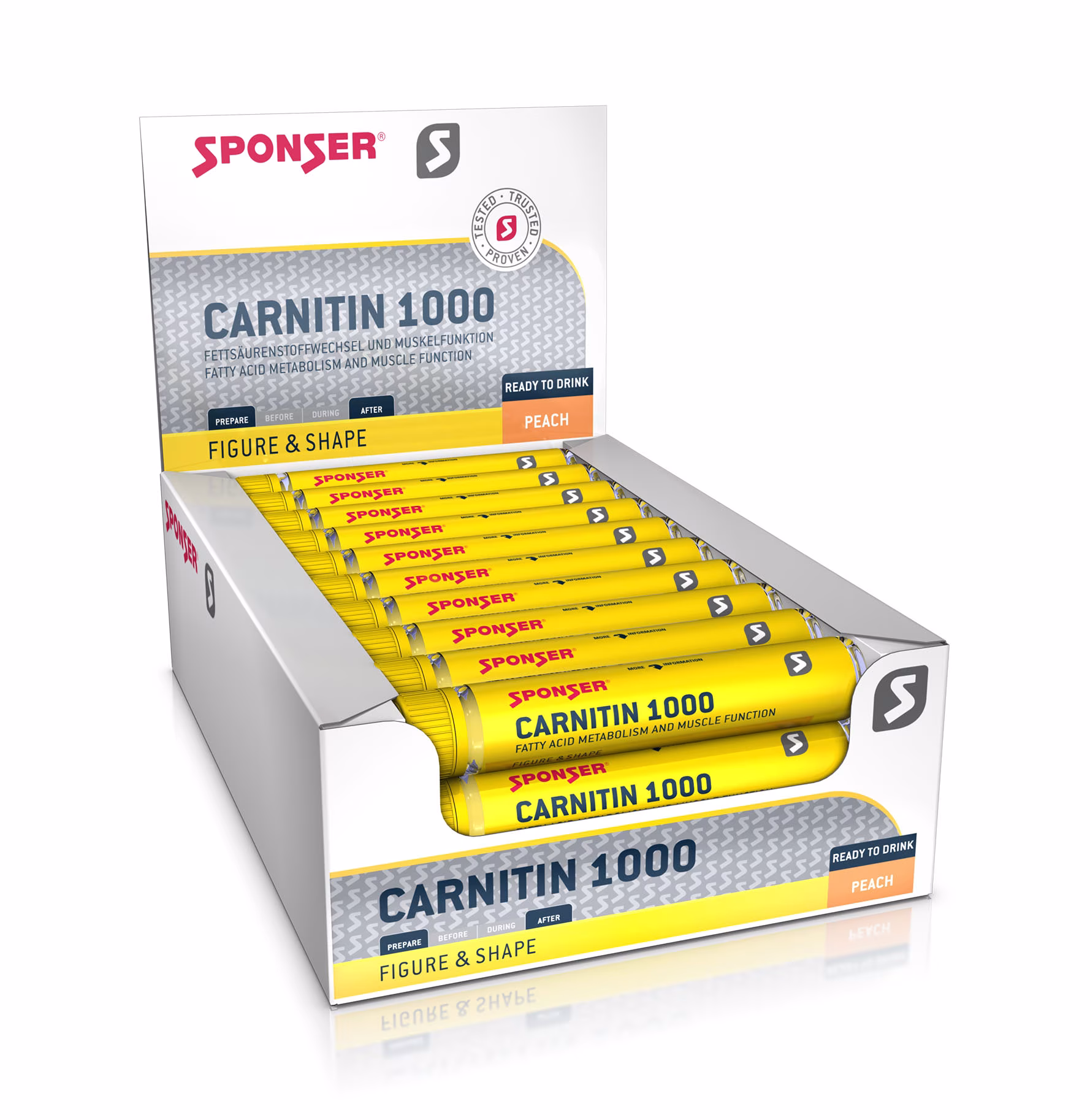 1151_ampulle_box Sponser Carnitin 1000mg Ampullen (30 x 25ml)