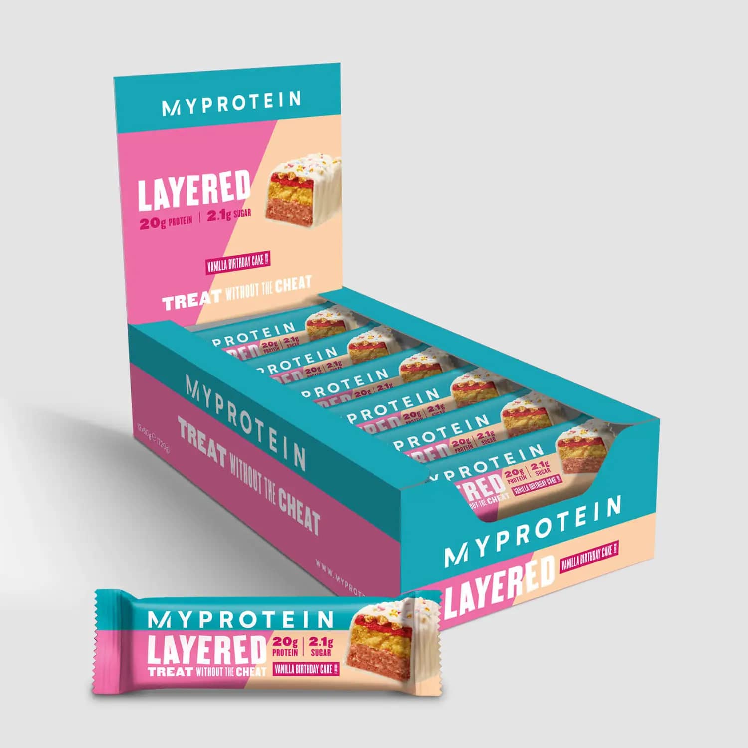 MyProtein Retail Layered Bar (12 x 60G)