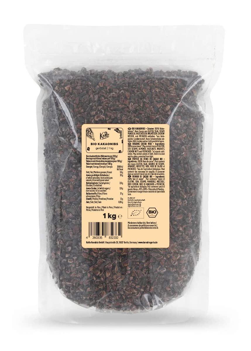 KoRo Bio Kakao Nibs geröstet (1000g)