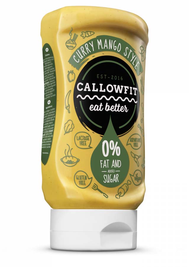 Callowfit Curry Mango Style Sauce (300ml)