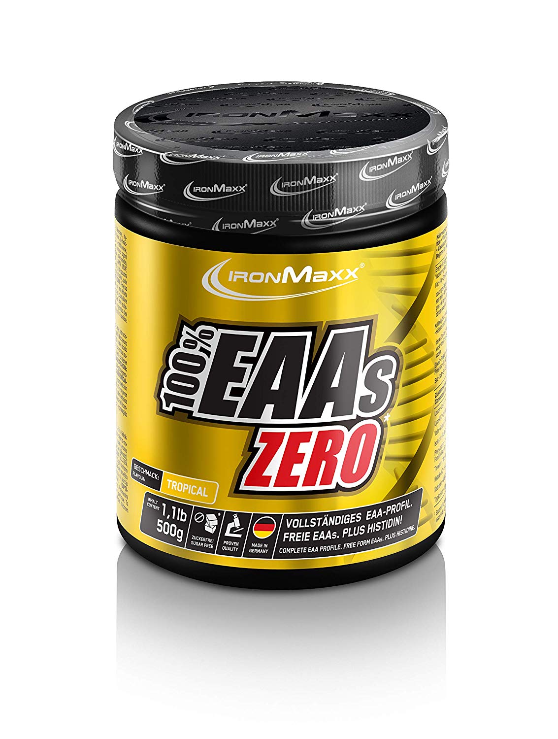 IronMaxx 100% EAAs Zero (500g Dose)