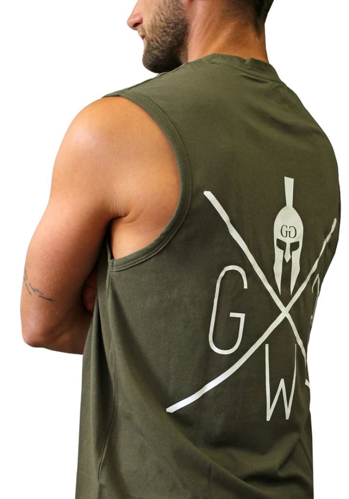 Gym Generation Pump Cover Tank - olive